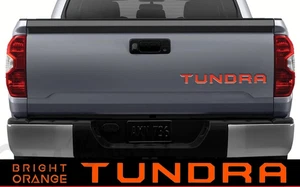 Non-OEM/Aftermarket 2022-25 Toyota Tundra Tailgate Insert Badge Orange Emblem - Picture 1 of 1