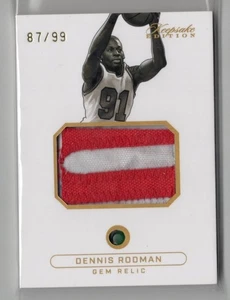 2024 Keepsake Sports Edition Dennis Rodman GEM / PATCH RELIC 87/99 HOF BULLS - Picture 1 of 1