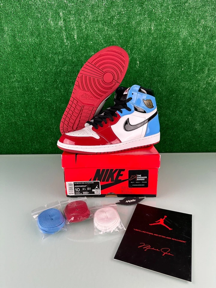 Talla 10 - Jordan 1 Retro OG High Fearless (¡LIMPIO!) Foto 1 de 4
