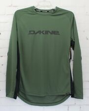 Dakine Thrillium Long Sleeve Cycling Jersey Bike Shirt Men's Large Peat Green