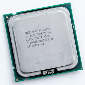 Intel Core 2 Duo E6850 SLA9U 3.0GHz 4MB 65nm Conroe LGA775 Processor 1333FSB - Picture 1 of 3