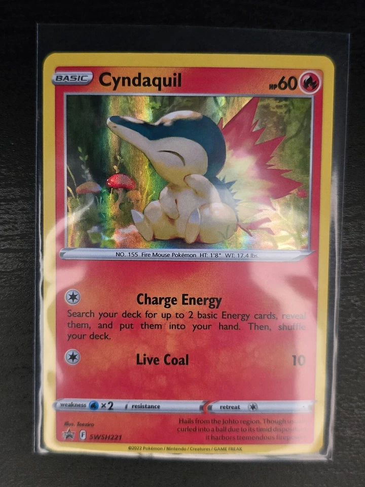 Cyndaquil SWSH221 SWSH: Sword & Shield Promo Cards Holo - Image 1 of 2