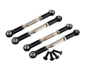 Turnbuckle Camber Links Black Aluminium Front Rear For Traxxas Slash 4X4 & Nitro - Picture 1 of 4