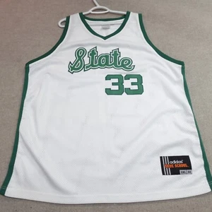 Vintage Magic Johnson Basketball Jersey 2XL 54 Vintage Adidas #33 Michigan - Picture 1 of 10