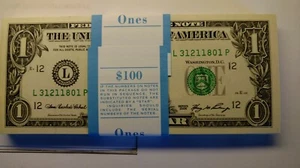 2006 FRN $1.x $100. = $100.00 BEP UNCIRCULATED IN SEQUENTIAL ORDER CRISP NEW - Picture 1 of 6