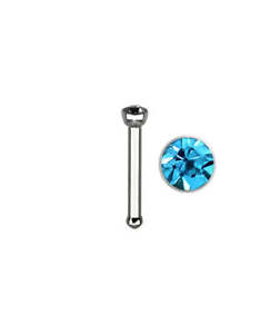 20G MIX NOSE BONE 316L Surgical Stainless CZ Gem Stud Ring Lip Ear Piercing 1361
