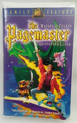 VHS The Pagemaster Macaulay Culkin Christopher Lloyd (VHS, 1995, Clamshell) - Image 1 of 4