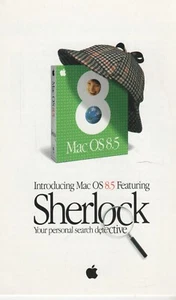 ITHistory (1998) APPLE Brochure "Mac OS 8.5 Featuring SHERLOCK Personal Search** - Picture 1 of 4