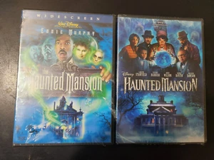The Haunted Mansion 2003 Original With Eddie + 2023 Movie DVD Complete Disney - Picture 1 of 2
