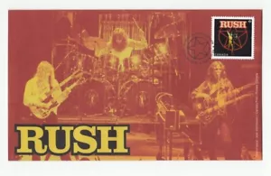 RUSH = music band = Canadian Recording Artists Official FDC Canada 2013 - Foto 1 di 3