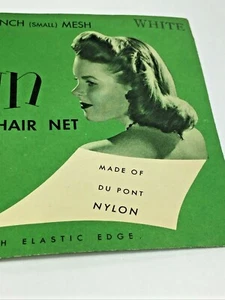 Mid Century Fawn Hair Net Empty Hair Net Wrappers for Collecting Scrapbooking - Picture 1 of 9
