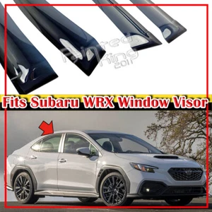 2022 Fits SUBARU WRX VB Window Visor Sun Shade Rain Guard Injection Molding - Bild 1 von 2