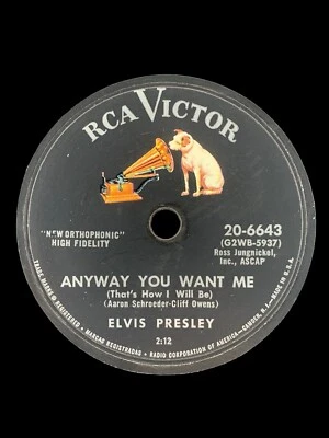 Elvis Presley – Love Me Tender / Anyway You Want Me, Shellac, 78 RPM, US, 1956 - Image 1 of 4