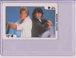 SEHR SELTENE 1986 DANDY ROCK'N BUBBLE ~ MODERN TALKING ~ SPIELKARTE - Bild 1 von 2