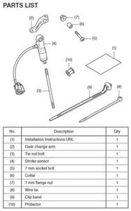 2022-2024 Genuine Honda Africa Twin CRF1100A/A4 Quick Shifter 08U70-MLG-E00 - Picture 1 of 1