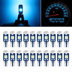 Ice Blue 20X T5 3030 LED Gauge Cluster Tablero Instrumento Bombilla 73 74 58 - Imagen 1 de 5