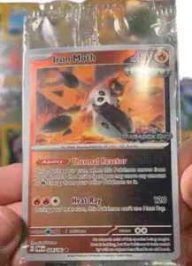 Pokemon Iron Moth Paradox Rift Reverse Holo Stamped Sealed - Picture 1 of 1