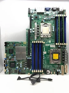 Supermicro X8DTU-F Server Motherboard 2x LGA1366 4G DDR3 Intel Xeon E5640 - Picture 1 of 9