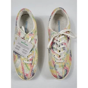 NWT Tretorn Eco Ortholite Orthopedic Tie Dye Hippie Low Top Sneakers Womens 9.5 - Picture 1 of 8