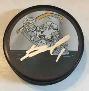 LUKAS DOSTAL SIGNED ANAHEIM DUCKS HOCKEY PUCK W/ CASE COA - Picture 1 of 1