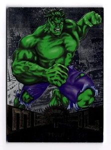 Hulk #31 1995 Fleer Marvel Metal Comic Book Base Trading Card Vintage - Picture 1 of 2