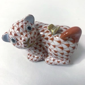 Herend Sternzeichen Hund Netz rot Figur gebraucht Sammlerstück Japan 2006 - Bild 1 von 7