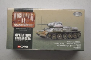 CORGI CC51602 T-34 SOVIET TANK" CLASSICS "WORLD WAR II OPER. BARBAROSSA 1:50 LE - Picture 1 of 7