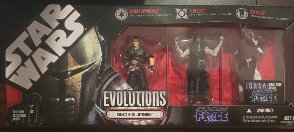 Star Wars Evolutions Vader’s Secret Apprentice Paquete de 3 Force Unleashed Nuevo en Caja Foto 1 de 1