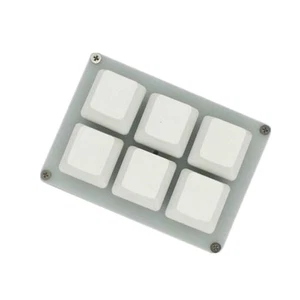 DIY Customize USB Programmable Mechanical Keyboard 6 Keys Macro keypad Shortcut - Picture 1 of 7