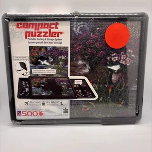 Sure-Lox Kompakt Puzzle Reise Tragbar Sortieren Katze Blumen 500 Kleinteile - Bild 1 von 7