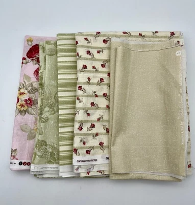 SIMPLY CHIC by Michele D'Amore Marcus Fabrics - 5 Print Bundle - 4yds - Image 1 of 4