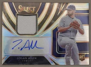 Logan Allen 75/99 2020 Panini Select Rookie Jersey Autographs RC Auto Patch - Bild 1 von 2