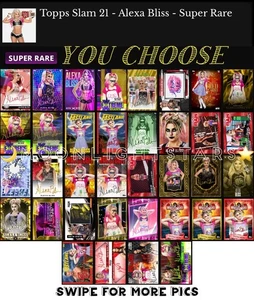 DIGITAL Topps WWE Slam 21 - ALEXA BLISS SUPER RARE - You Pick/Choose - Picture 1 of 73