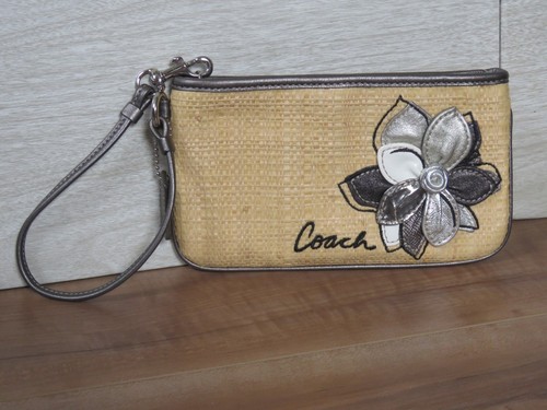 Bracciale Coach Y2K Hamptons Archivio 10° Anniversario Paglia Fiori Metallizzati
