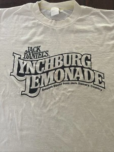 Papel fino vintage de limonada Jack Daniels Lynchburg años 80 puntada única - Imagen 1 de 9