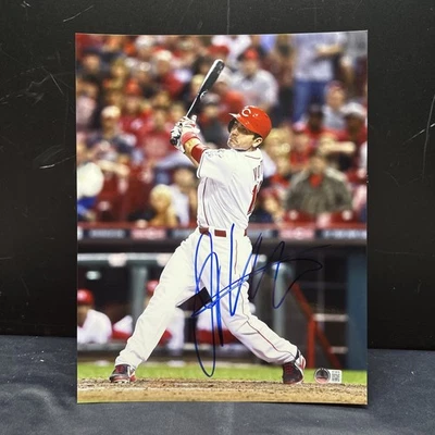 Joey Votto Autographed Cincinnati Reds 11x14 Photo Signed JSA COA - Image 1 of 3