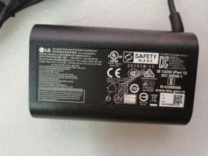 For LG gram 16Z90P-K.AA75A1 i7-1165G7 Notebook 20V 3.25A 65W AC Adapter Original - Picture 1 of 5