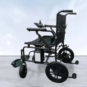 Compact Foldable Electric Wheelchair 12Ah Battery 12 Miles Range 360° Joystick - Picture 1 of 14