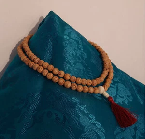Hermosa MALA, cadena de oración, de semillas Bodhi de Nepal - Imagen 1 de 2