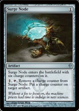 [1x] Surge Node - Foil - Slight Play, English - New Phyrexia MTG Magic