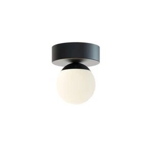 AFX Lighting Pearl Flush Mount, Black/White - PRLF05L30D1BK - Picture 1 of 1