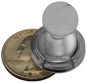 4 Stück - Magnetstifte - Jumbo - klarer Kunststoff, Klasse N35 - Bild 1 von 2