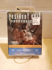 NEW Resident Evil Degeneration SteelBook Blu-ray 2008 Walmart Exclusive - Dents - Picture 1 of 8