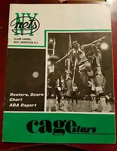 1969/1970 ABA Basketball Program New Orleans Buccaneers at New York Nets EX+ - Picture 1 of 9
