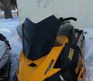 Medium Black Windshield (Choice of 8 Colors) Fits Ski-Doo XP 213 Parts - Picture 1 of 6