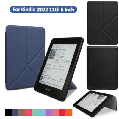 For 6" All-New Kindle 11th Gen (2022 Release) PU Smart Case Magnetic Stand Cover - Image 1 of 4