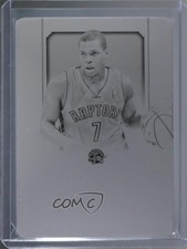 2013-14 National Treasures Printing Plate Black Unautographed 1/1 Kyle Lowry 0h7