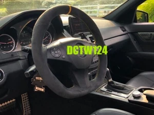 Italian Alcantara wrap Mercedes W204 C63 08~11 AMG steering wheel core exchange - Bild 1 von 14