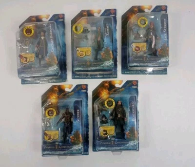 Lote de figuras de acción Piratas del Caribe en mareas misteriosas selladas Jakks  Foto 1 de 4
