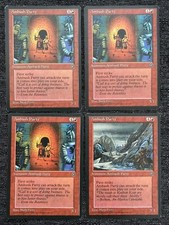 Ambush Party (A)(B) X4 Homelands NM Red Common